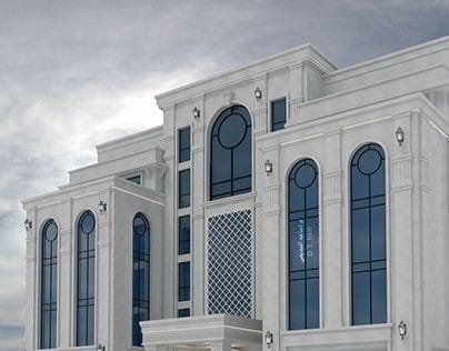 تنفيذ ديكورات واجهة فيلا GRC مكة